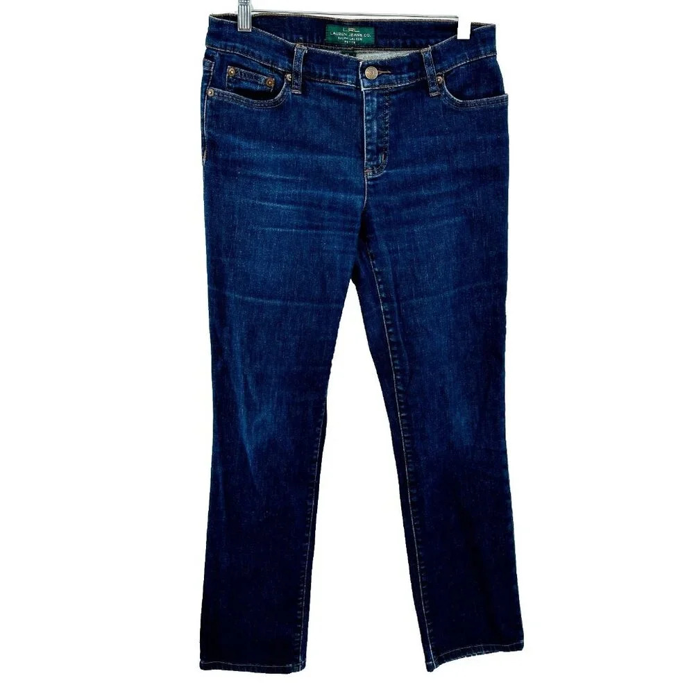 Ralph Lauren Jeans Womens 6 Petite Modern Skinny Medium Wash Stretch Denim